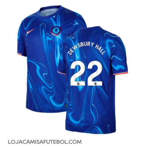 Camisa de Futebol Chelsea Kiernan Dewsbury-Hall #22 Equipamento Principal 2024-25 Manga Curta